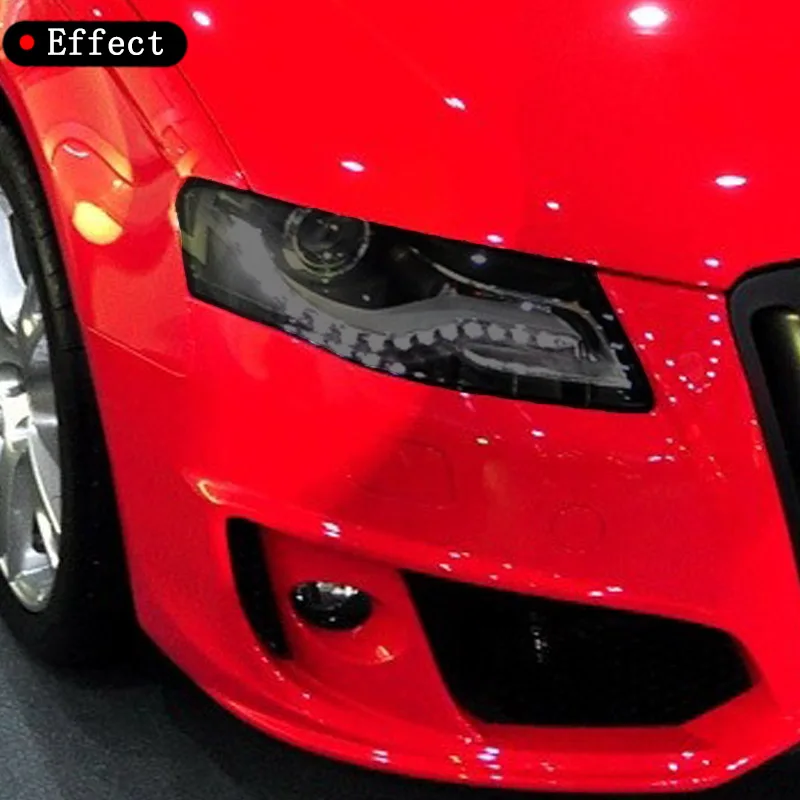 

Car Headlight Tint Smoked Black Protective Film TPU Stickers For Audi A3 8V A4 B8 B9 A5 A6 C8 A7 A8 D4 TT E-tron R8 Accessories