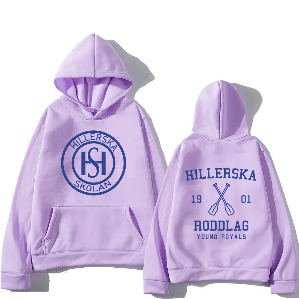 

Young Royalss Letter Logo Hooded Sweatshirts Men Hoodies Harajuku Pullovers Winter Warm Fleece Long Sleeve Regualr Streetwear