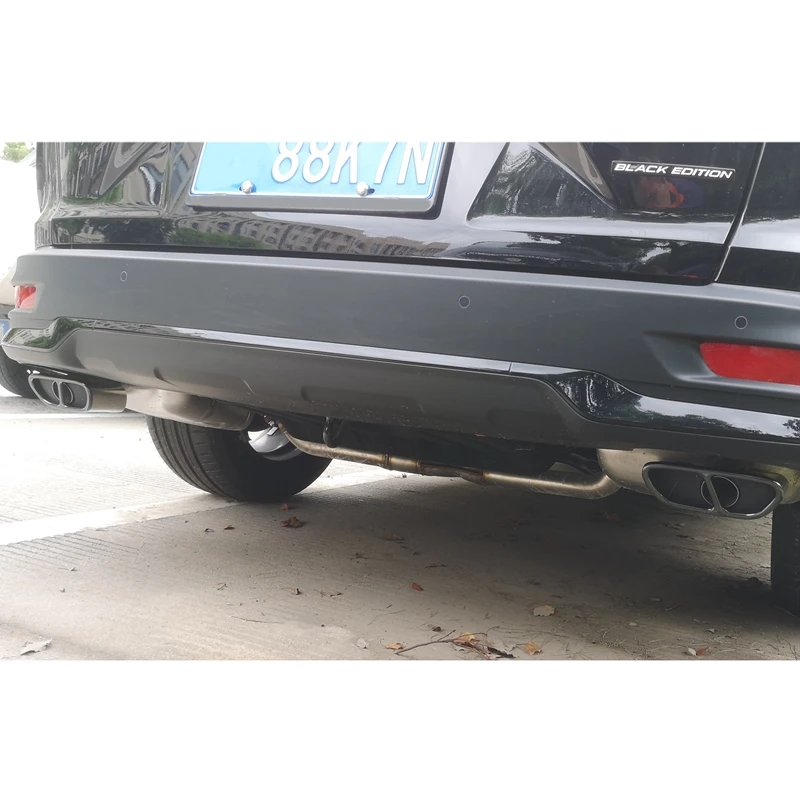 Автомобильный задний глушитель выхлопной трубы крышка из нержавеющей стали