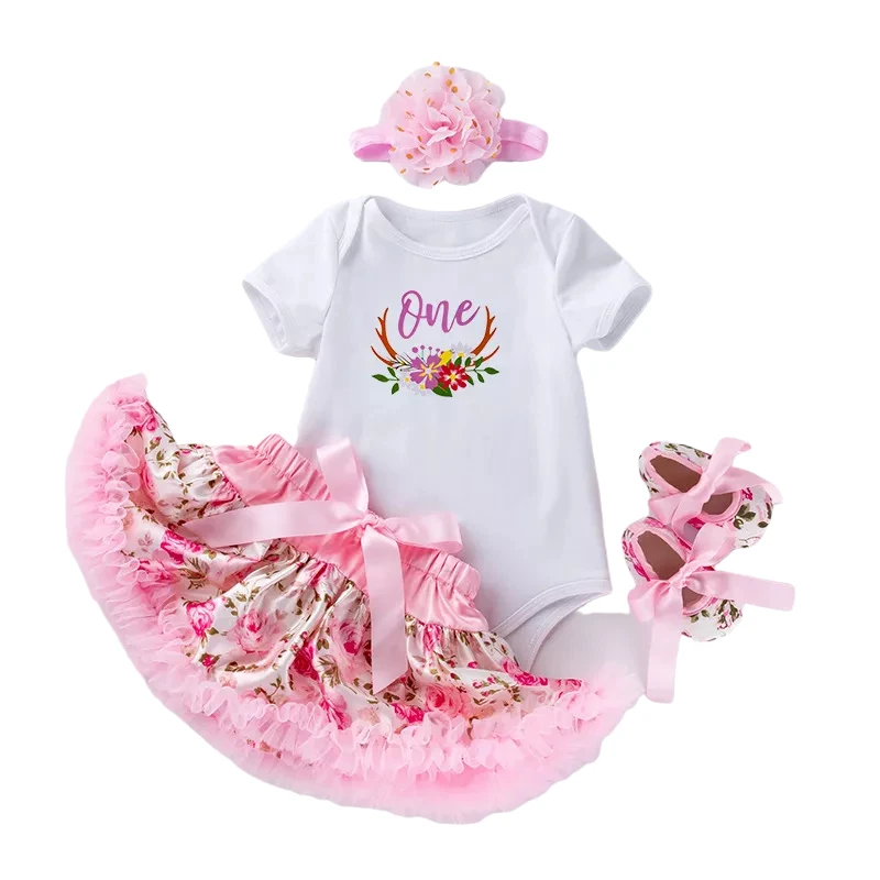 

Baby Girls Dress Christening Baptism Party Formal Dress First Birthday Baptism Elegant Flower Bridesmaid Dresses