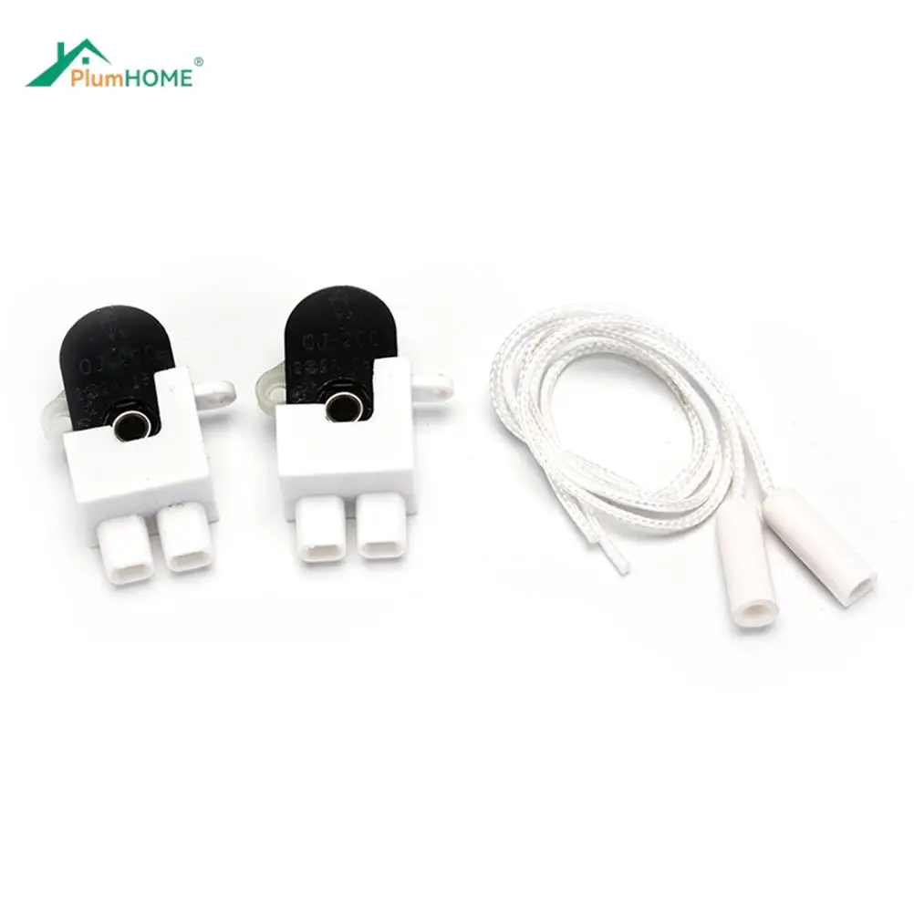 

2pcs Mini Pull Cord Switch Wall Lamp Pull Wire Switch EU Standard Pull Chain Cord For Ceiling Lamp Switch Replacement Tool