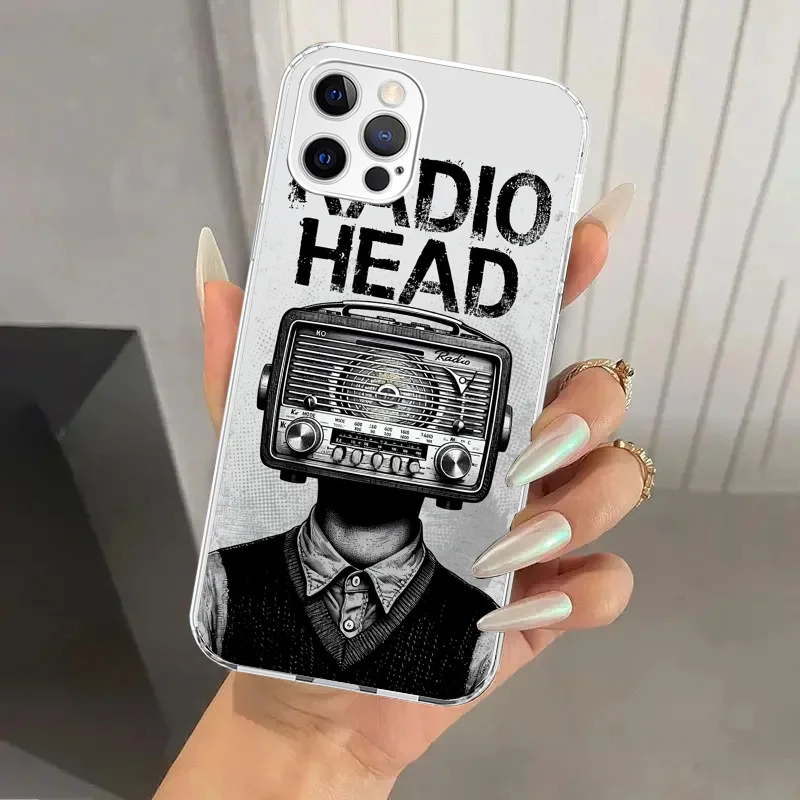 Фото Чехол Bnad R-Radiohead для iPhone 17 Air, 16, 15 Plus, 14, 13, 12, 11 Pro Max, 17E, 16E, 7, 8, SE 2020, мягкий чехол-накладка с принтом 17 Air №2
