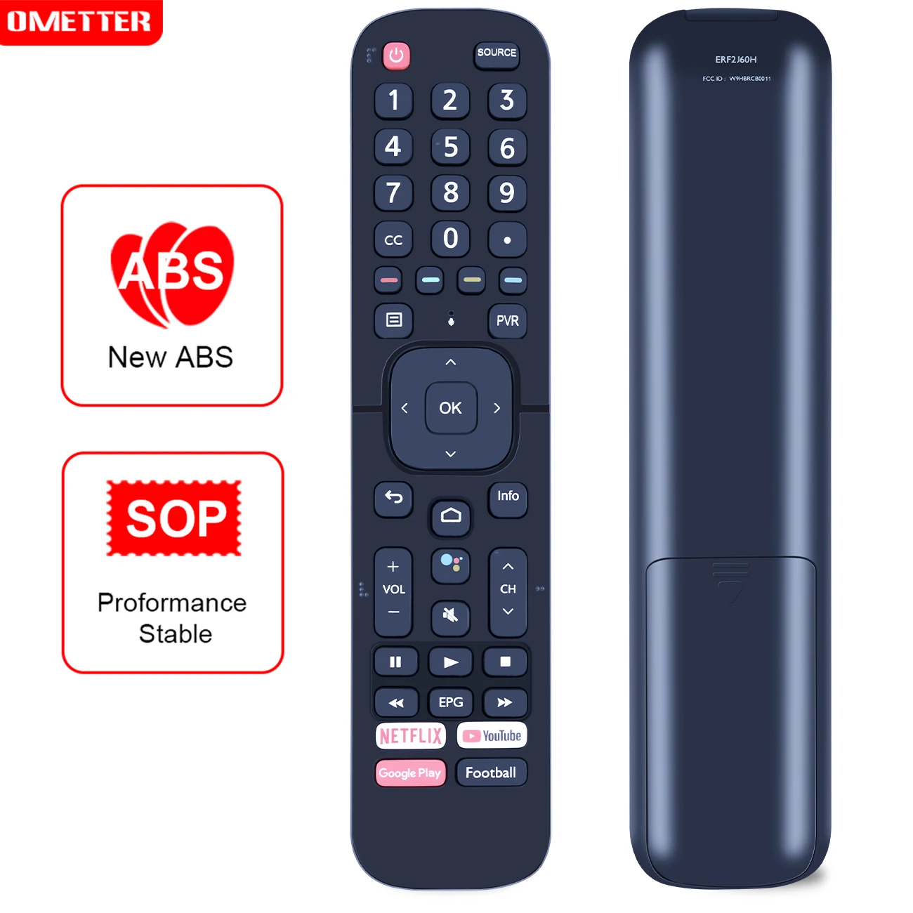 

Voice Original Remote Control ERF2J60H ERF2J60B For HISENSE LED Smart TV for 32E5610FS with NETFLIX YouTube