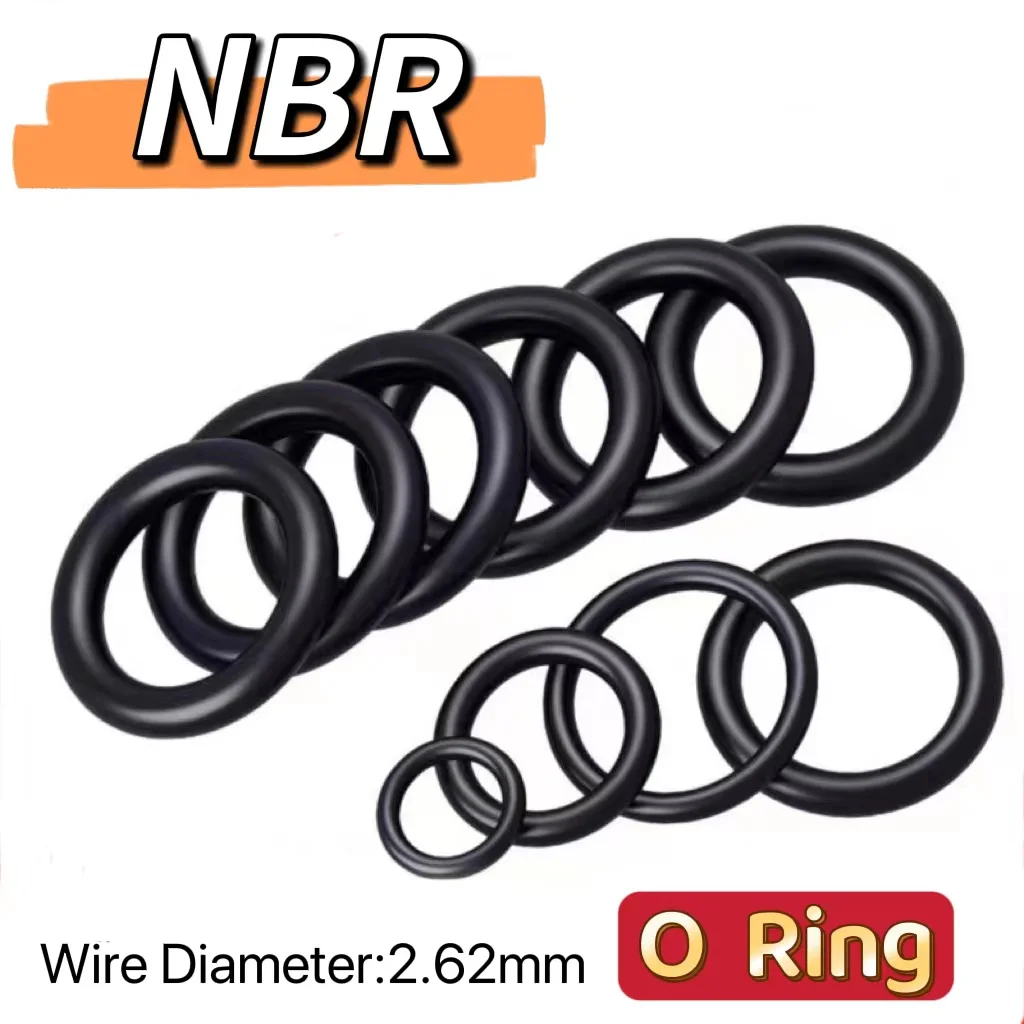 

NBR Rubber O Sealing Ring Gasket Nitrile Washers for Car Auto Vehicle Repair Professional Plumbing, Air Gas Connections WD2.65