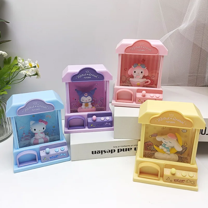 

Sanrio HelloKitty MyMelody Kuromi Cinnamoroll Children's Night Light Crane Machine Kawaii Decoration Bedroom Kid USB Night Light