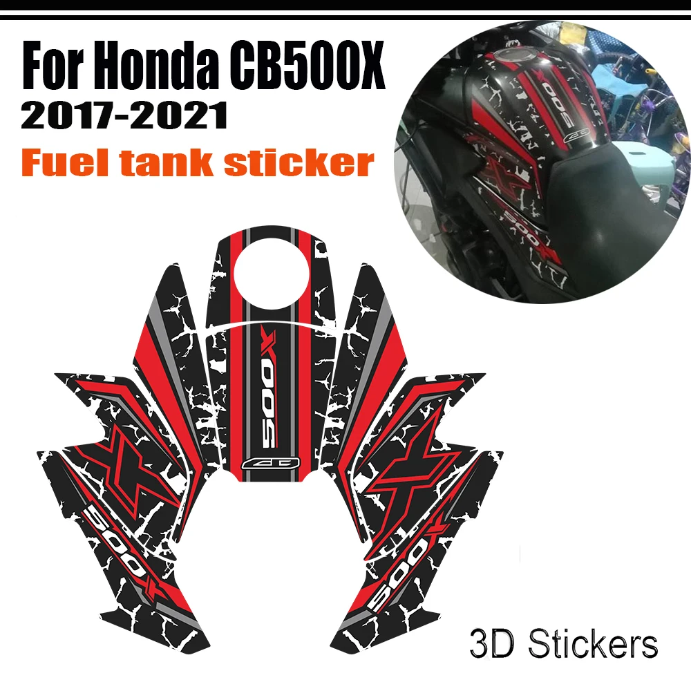 Фото Для Honda CB500X CB 500X наклейка на бак, защитная наклейка на шлем, эмблема багажника, обтекатель багажа, крыло 2017 2018 2019 2020 2021 №1