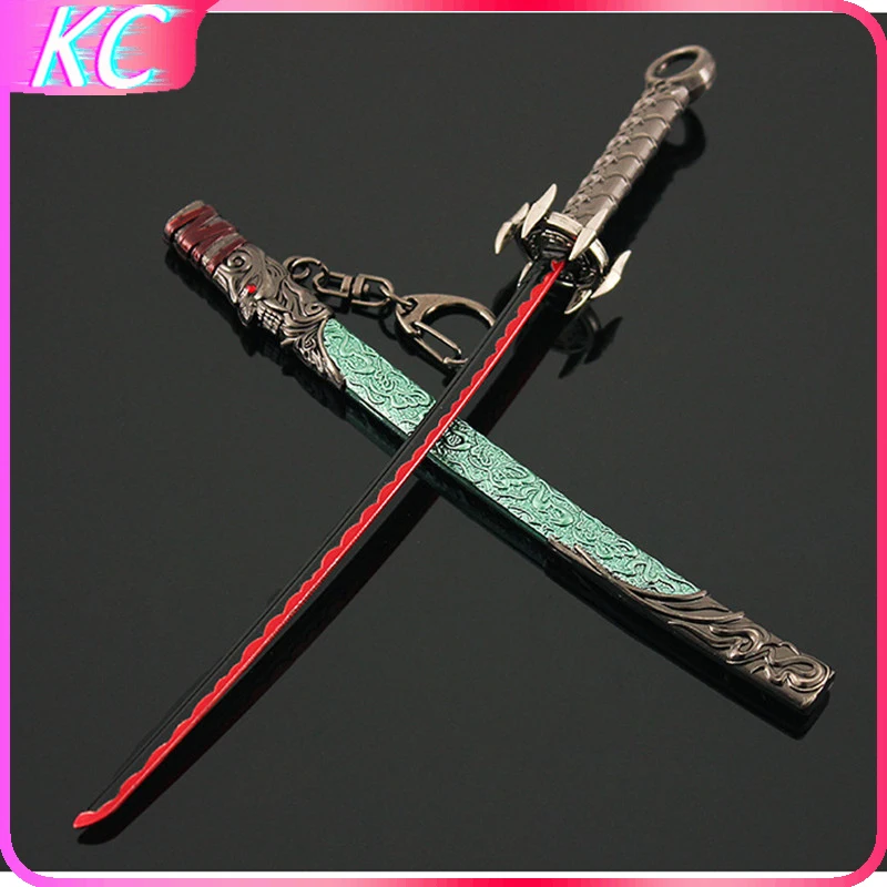 

Naraka: Bladepoint Cunzheng нож-меч из сплава катана, игрушечное оружие, декоративная модель ручной работы, праздничный подарок, брелок для косплея