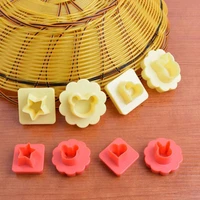 1 set cookies stamper diy cookies making mold resin cutter double side use baking supplies bakeware kitchen tool