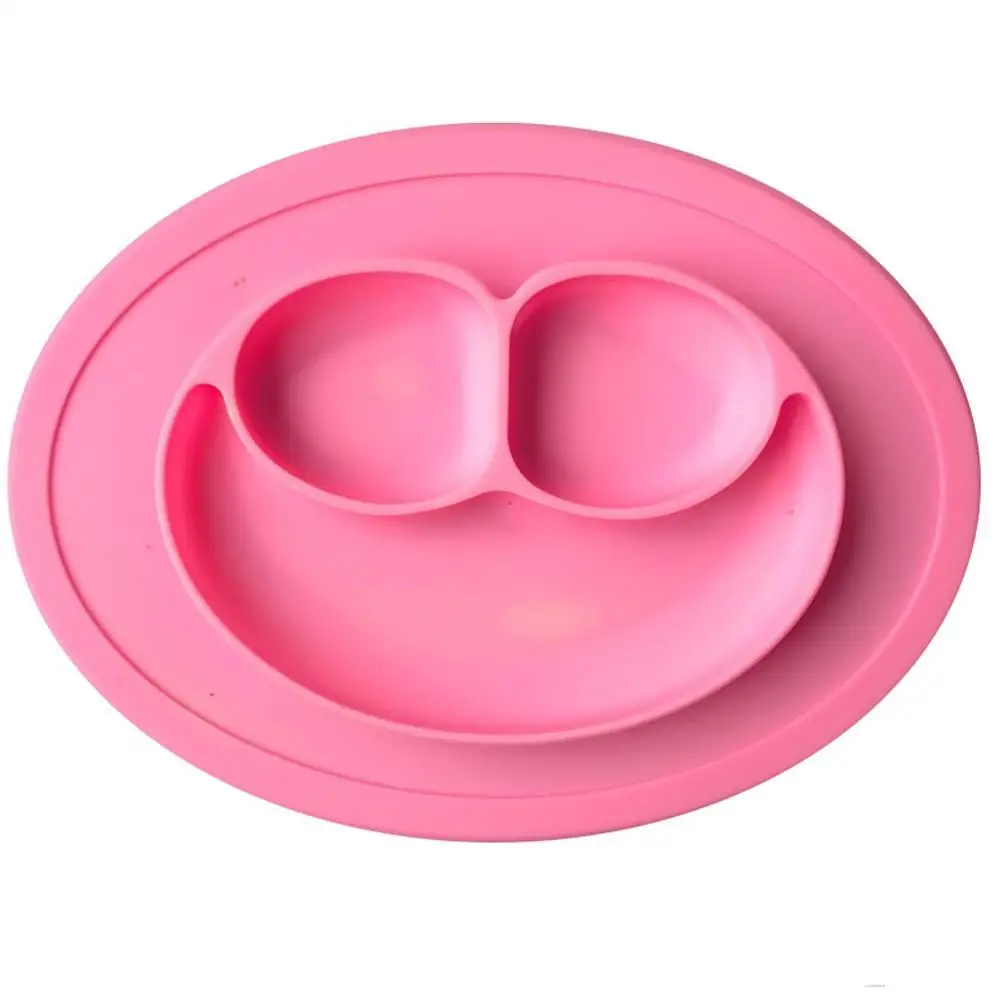 

Silicone One-Piece Smiley Face Place Mat for Infants And Young Children