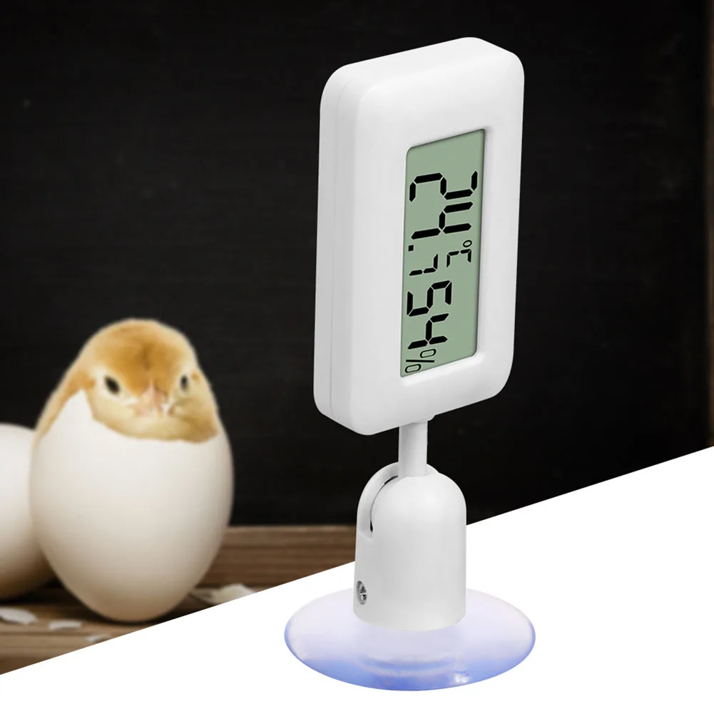 

Digital Thermometer Hygrometer Mini LCD Humidity Meter Thermometer Suction Cup Adsorption for Pets Lizard Hamster