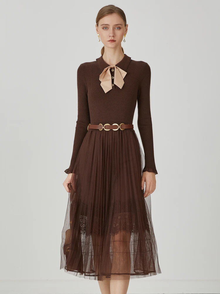 [Новогодний выбор] Laifu Aidier женское темпераментное платье 2023 осеннее облегающее