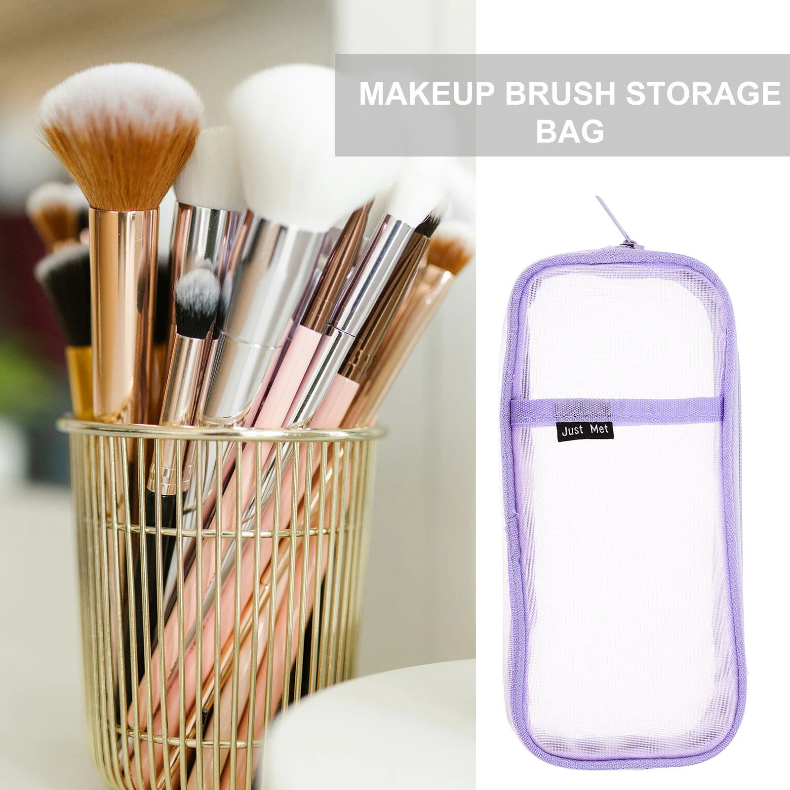 

Manager Mesh Pouch Pen Bag Bulk Pouches Large Case Multi-function Aesthetic Bags Zipper Small Fresh Storage