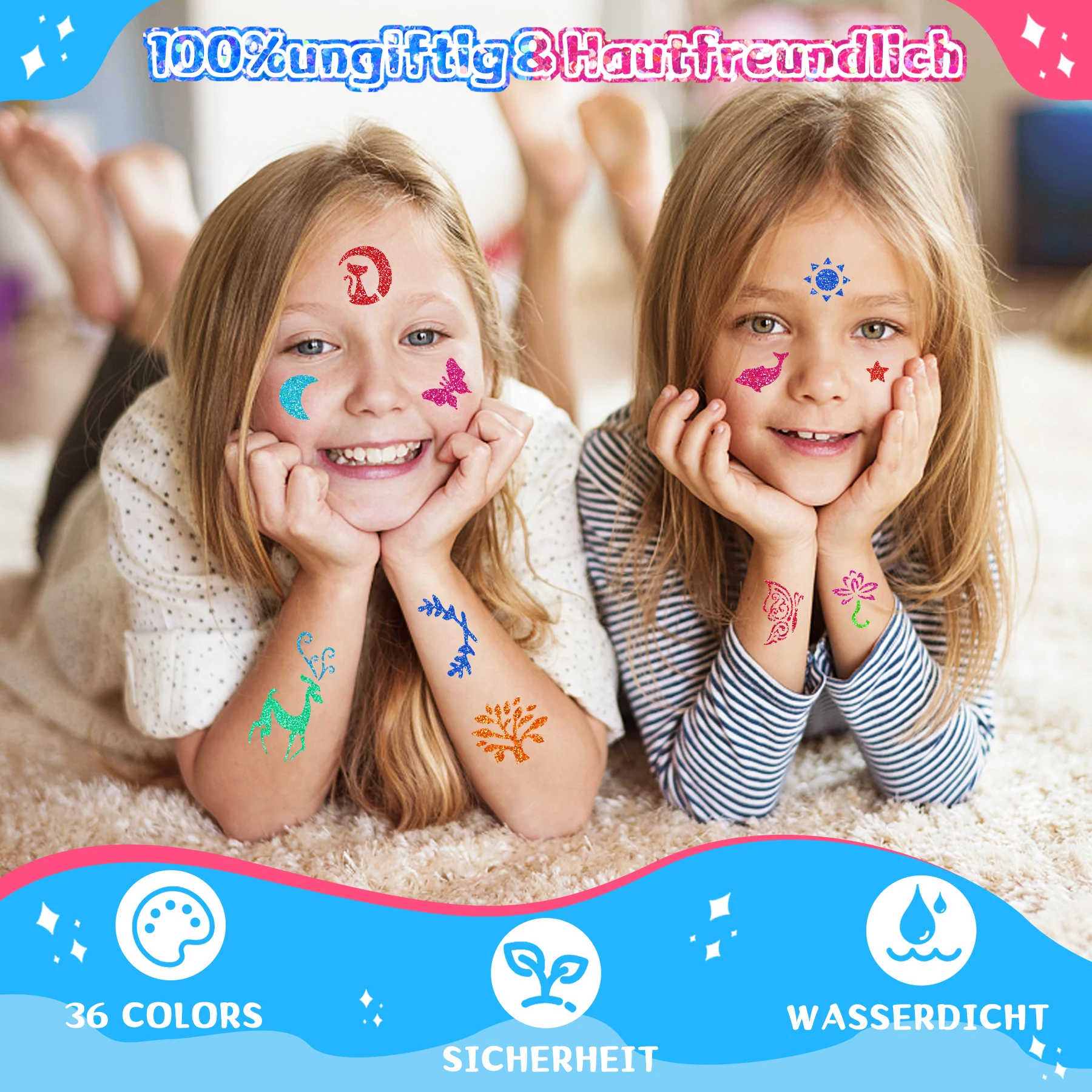 Рисунок 6 - Набор для макияжа с тату-бабочкой и цветами