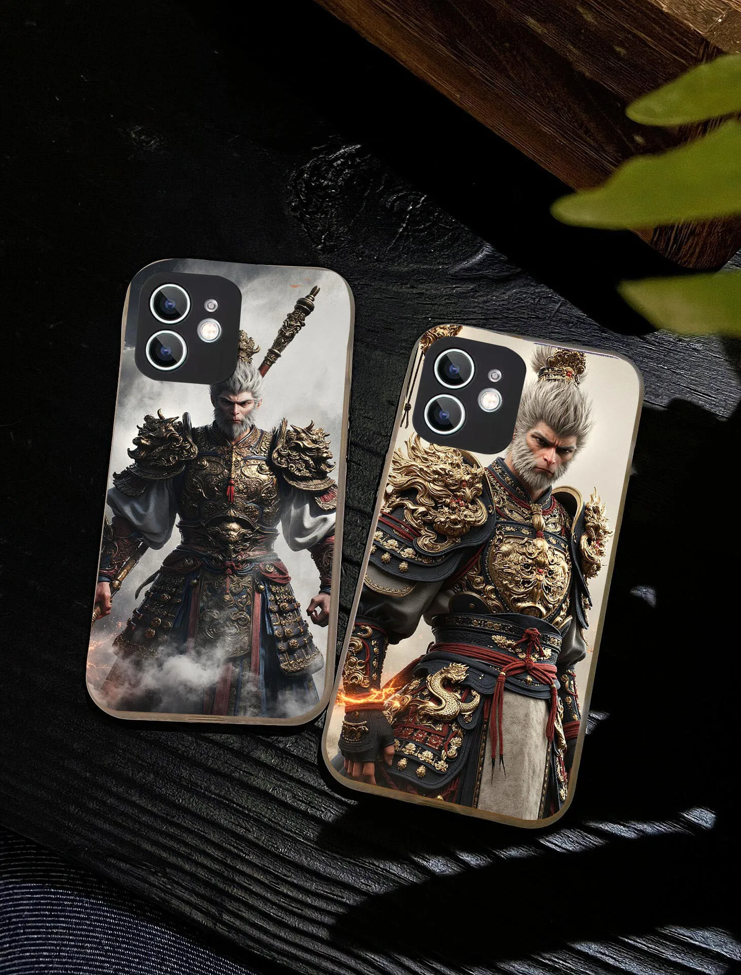 Женский черный миф Wukong B прозрачный силиконовый чехол для Samsung A14 A15 A23 A25 A34 A35 A54 A55 M23