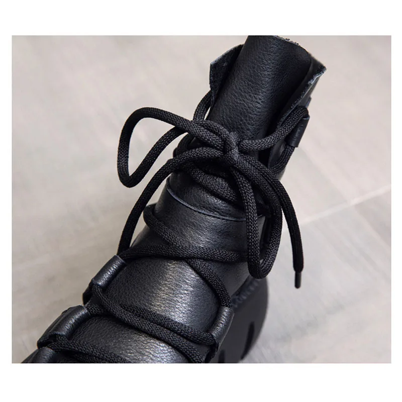 Босоножки женские 2023 Летние кожаные сандалии на толстой подошве с открытым