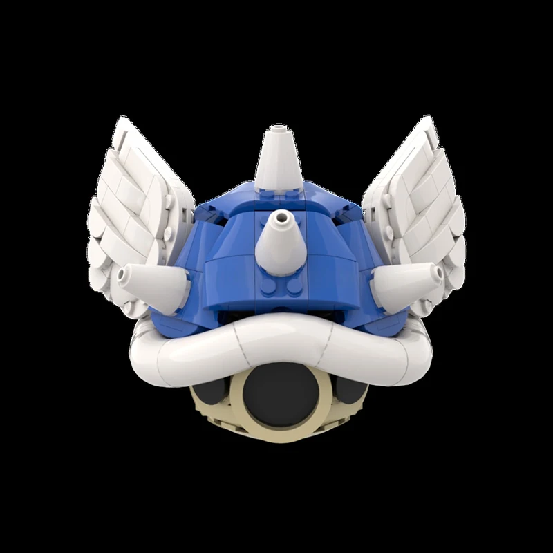 Фото НОВИНКА: Конструктор MOC Game Series Maring Kart Spiny Shell Wings, 326 деталей, для самостоятельной сборки, модель для демонстрации, подарок, украшение для дома №3