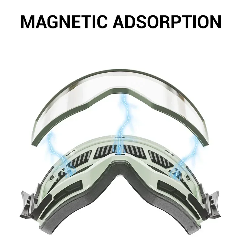 Фотохромные лыжные очки KAPVOE с двойным магнитом