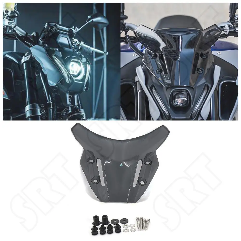 

Fits for Yamaha MT 09 MT09 SP MT-09 FZ09 FZ-09 ABS 2021 2022 Motorcycle Windscreen Front Windshield Decorate Deflector Cover