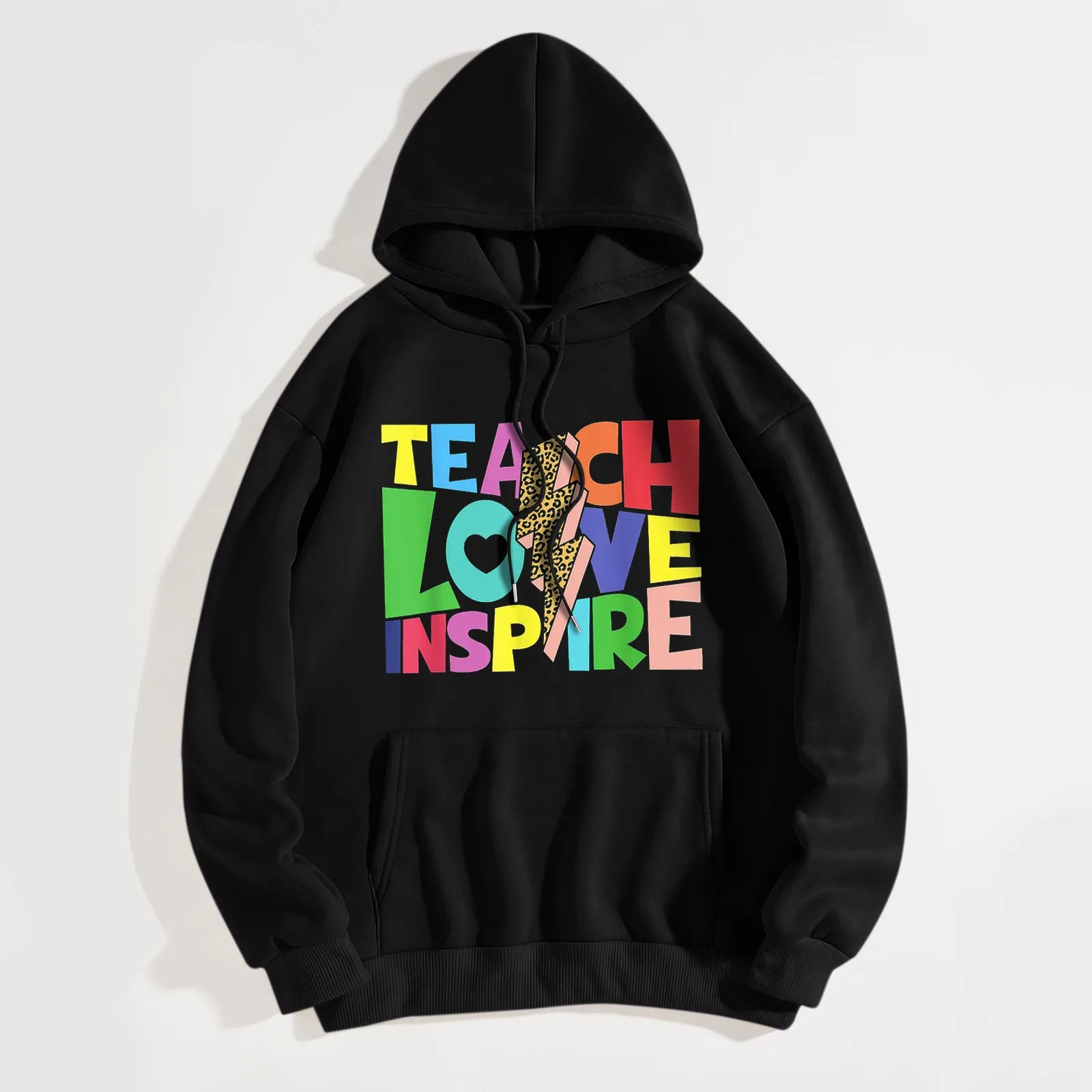 

Женская толстовка с капюшоном и длинным рукавом, с надписью