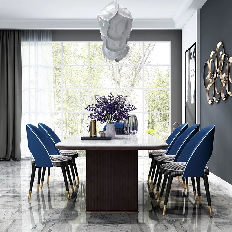 

Wooden Nordic Dining Chairs Arm Kitchen Salon Dining Chairs Modern Luxury Sillas Para Comedor Dining Room Furniture WK50CY