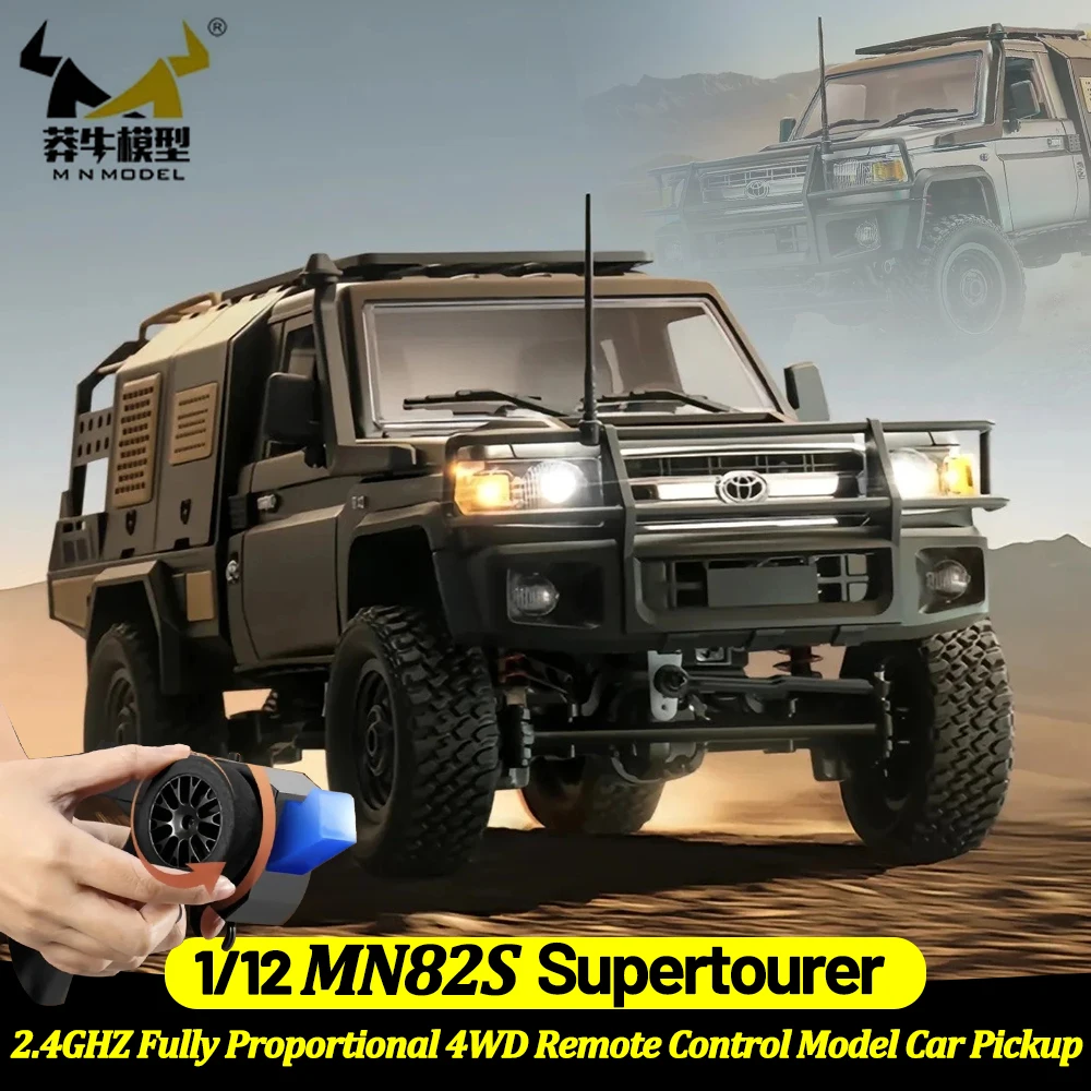MN82S 1/12 Supertourer Полномасштабный пикап Короткий грузовик 2 4G с дистанционным