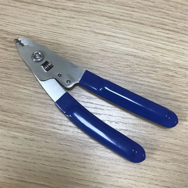 Comway CS-02-B Stripper FTTH Wire Pliers Fiber Fusion Splicer Stainless Steel Stripping Piler Miller Clamp Three-port