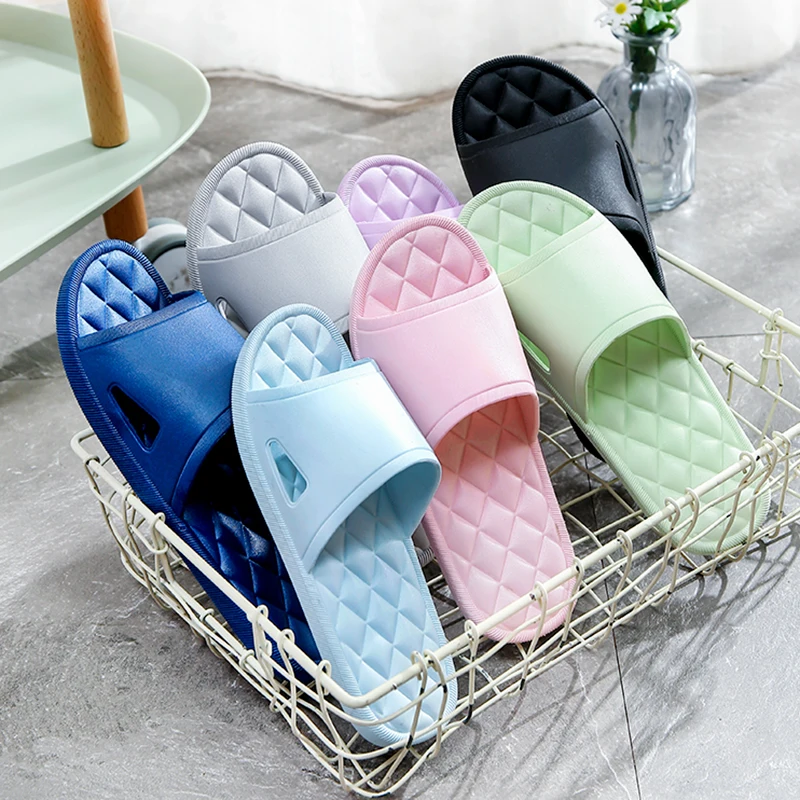 

Women Thick Platform Slippers Men Ladies Indoor Bathroom Anti-slip Wedges Shoes Summer Home Eva Soft Sole Slide Sandals Leisure