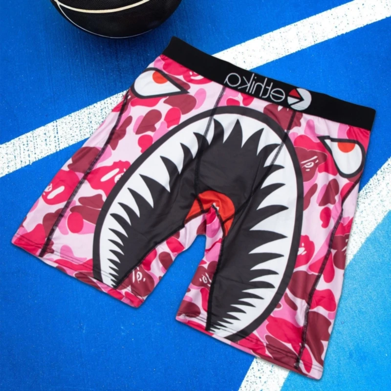 ETHIKA мужское нижнее белье боксеры модные мужские трусы с принтом плавки большие