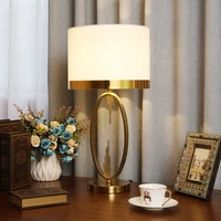 metal tube led table lamp nordic living room home decoration lamp fabric bedroom lamp home decoration table lamp e27