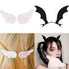 1 пара, плюшевые заколки для волос Крылья Ангела