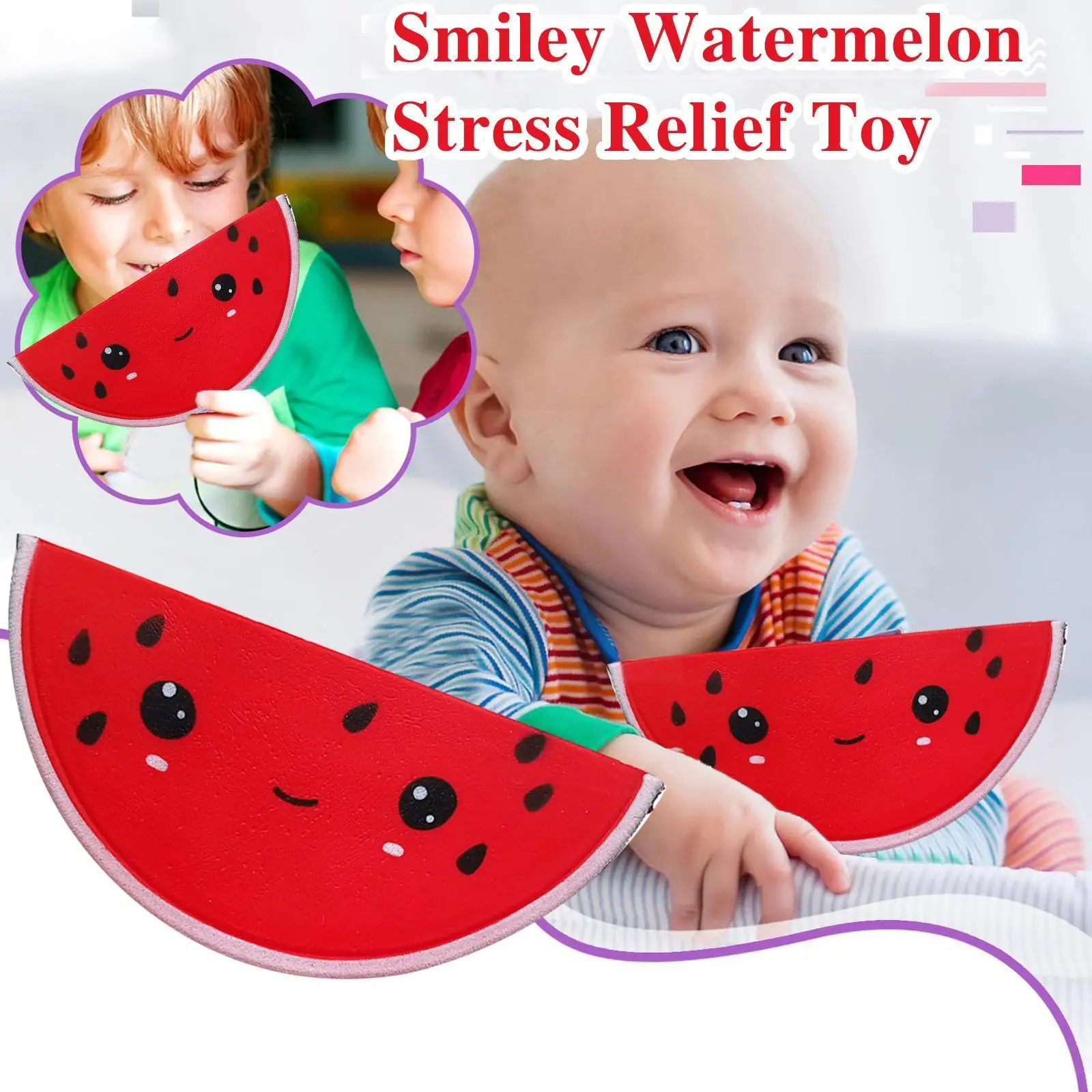

Мягкий арбузный крем, игрушка-сжималка, милые сжимаемые игрушки для снятия стресса для детей, антистресс, антистрессовые игрушки для взросл...