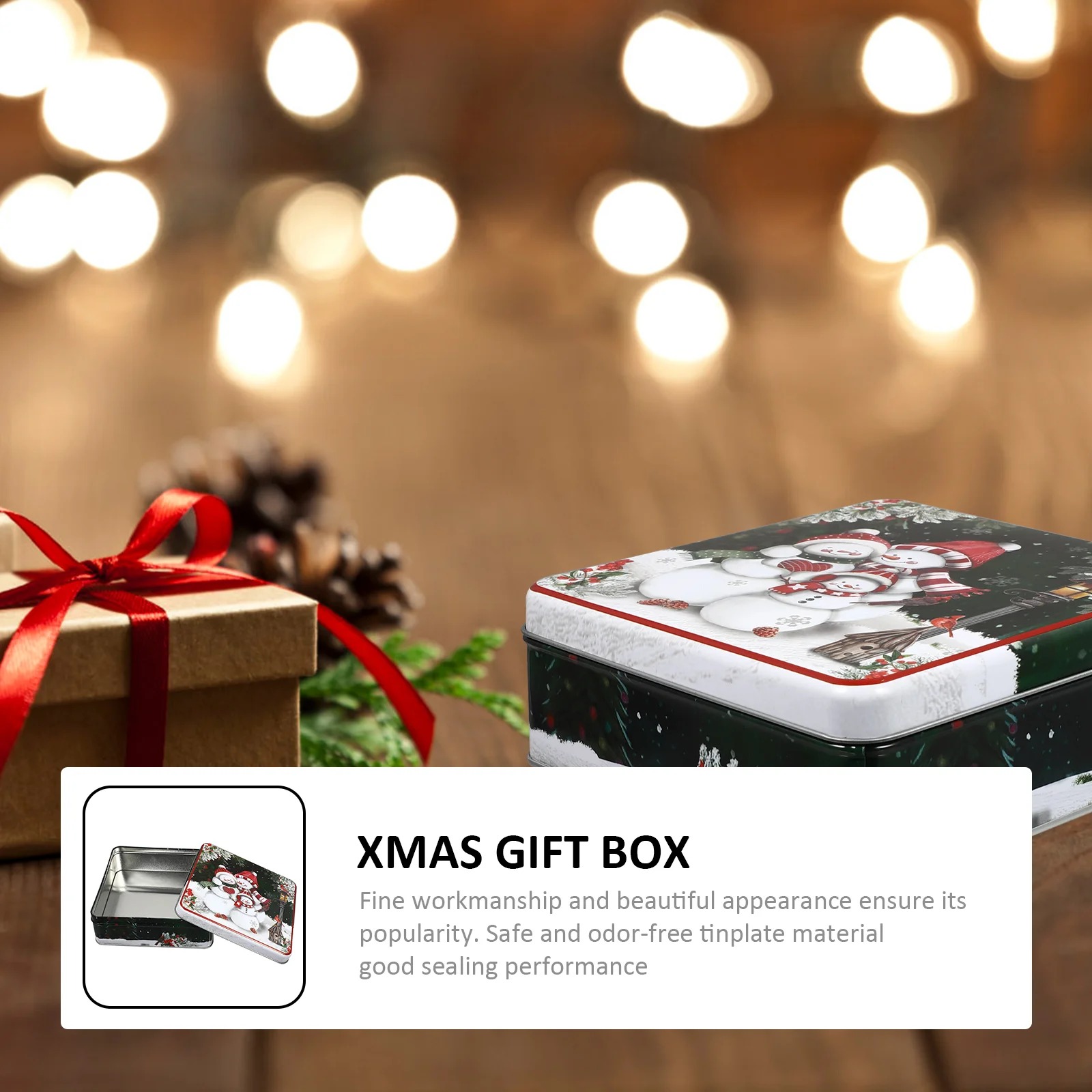 Коробка для печенья банка конфет коробки железный чехол уплотнитель