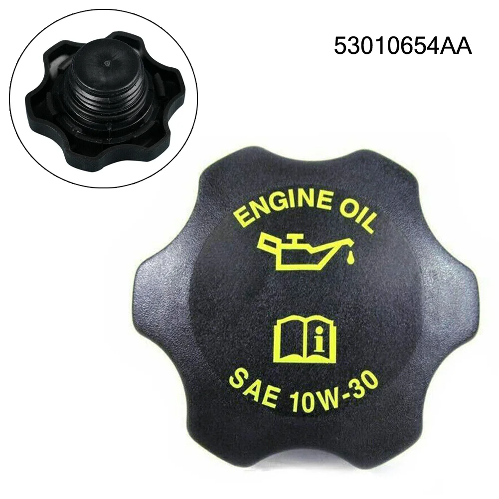 

1pc 4.0L Oil Filler Cap Plastic For Jeep For Cherokee For Wrangler For Grand Cherokee 1994-2006 53010654AA Car Accessories