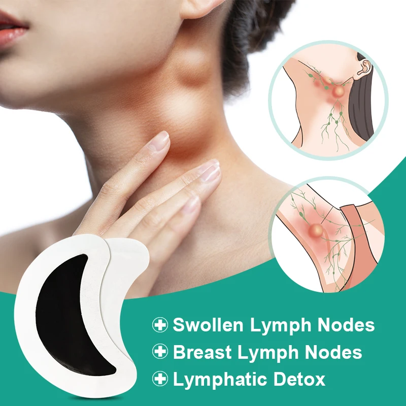 6 шт./1 упаковка травяные Пластыри для лимфатического дренажа