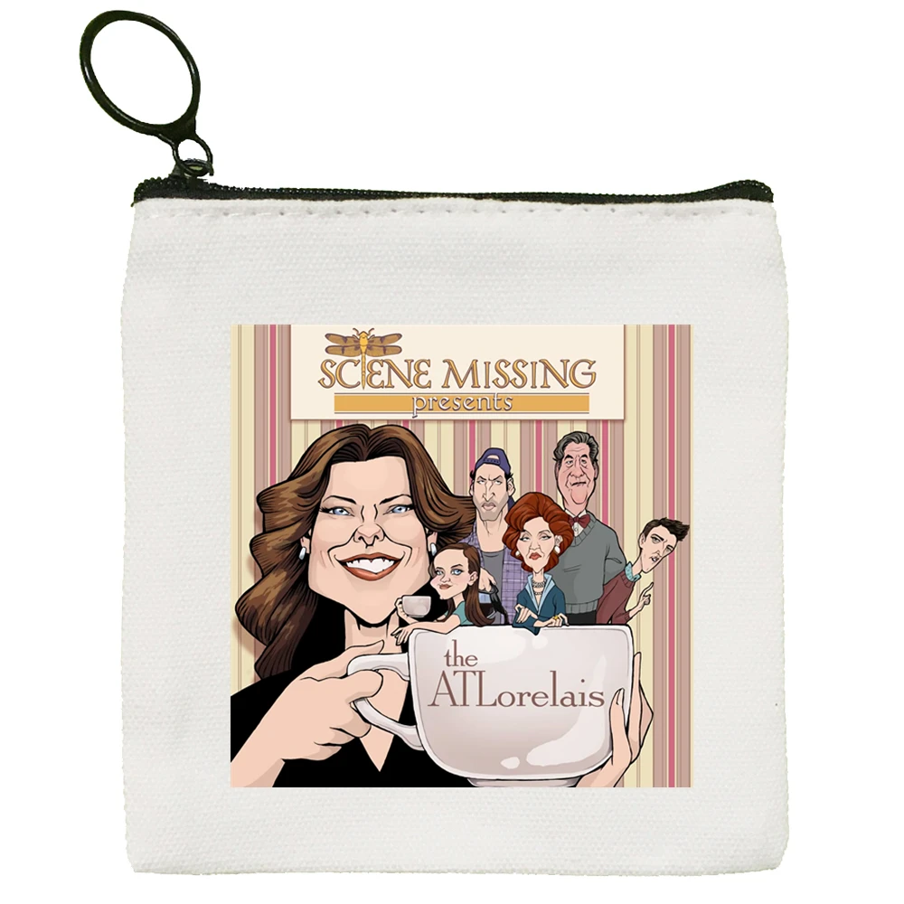 Gilmore Girls Coffee Luke's Dinner Funny Wallets Coin Pocket Vintage Male Purse Function Boy and Girl Wallet with Card Holders