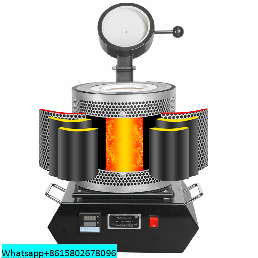 

Yihui brand Favorable price new design 3.5KW mini electric melting induction furnace for gold melting