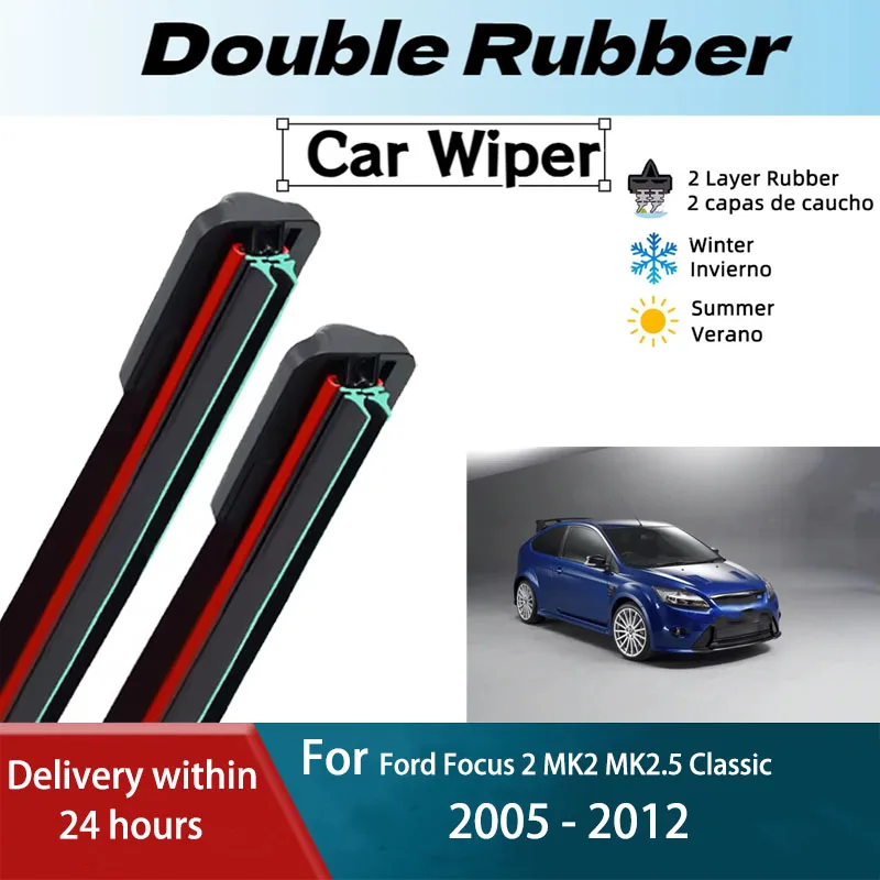 

Левые передние и задние щетки стеклоочистителя для Ford Focus 2 MK2 MK2.5 Classic 2005-2012 аксессуары для лобового стекла хэтчбека 2006 2008 2010 2011