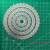 2022 new round metal cutting dies and no clear stamps for scrapbooking craft stencil seal sheet decor embossing template crafts
