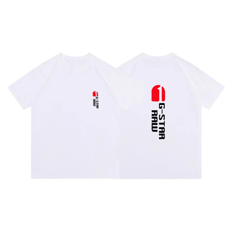 

Printed Men's 100% Cotton T-shirt Summer Leisure Sports T-shirt Men's Running Fitness Quick Drying Short Sleeve Top