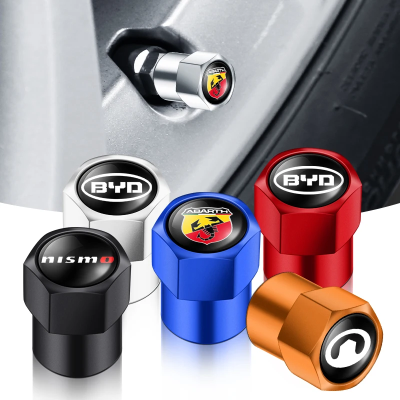 4 шт. колпачки клапанов автомобильных шин Крышка воздушной шины чехол аксессуары