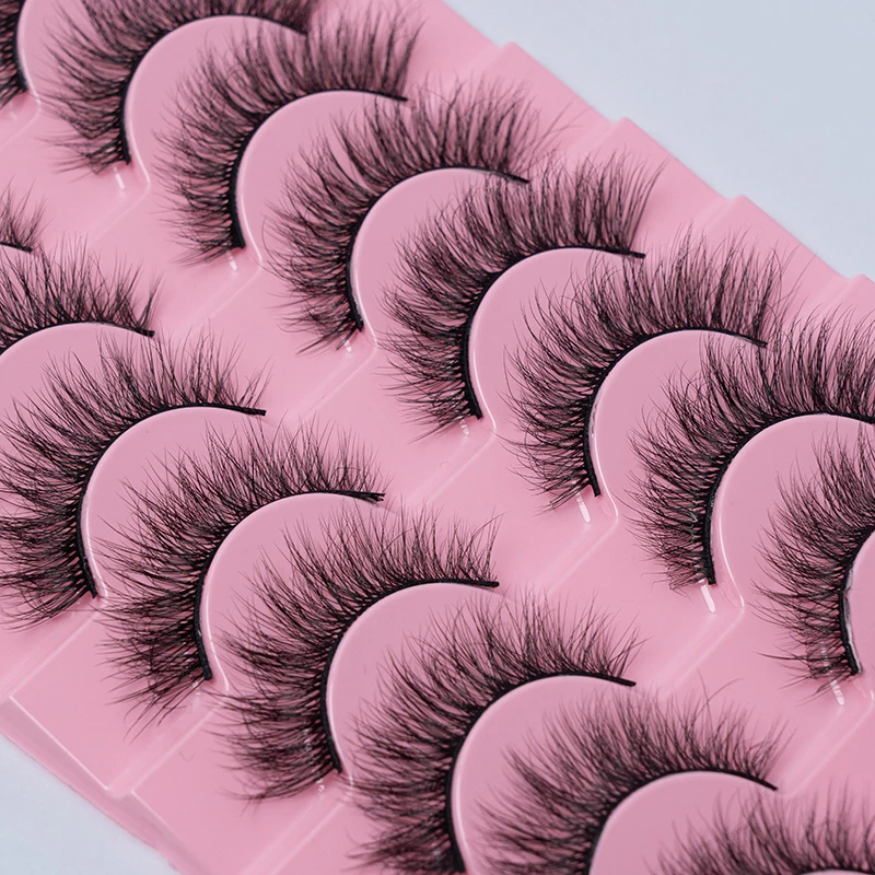 Женские Полоски Для Ресниц Из Искусственной Кожи Естественная Имитация Без Клея