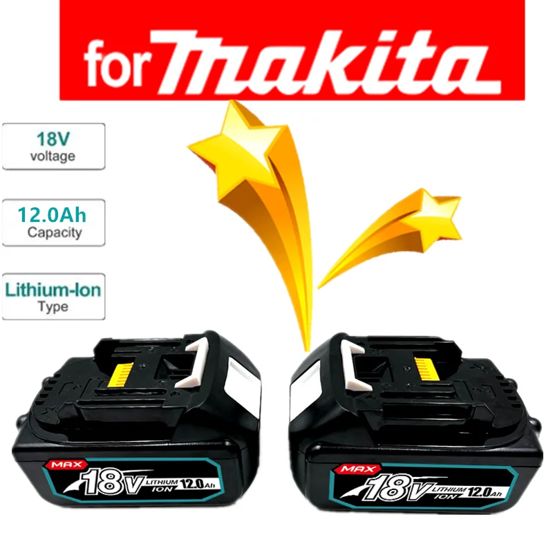 

Аккумуляторная батарея Makita 18 в bl1840 bl1850 bl1830 bl1860b18v 6,0-12,0 Ач со светодиодсветодиодный подсветкой