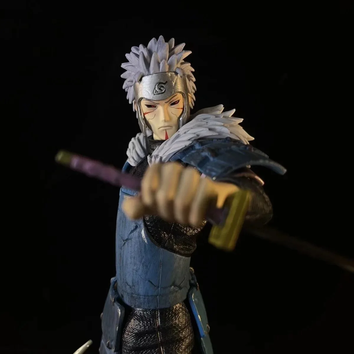 Фото 38 см аниме Senju Tobirama Battle Susanoo Ver. Фигурка из ПВХ, коллекционная модель статуи, детские игрушки, куклы, подарки №5