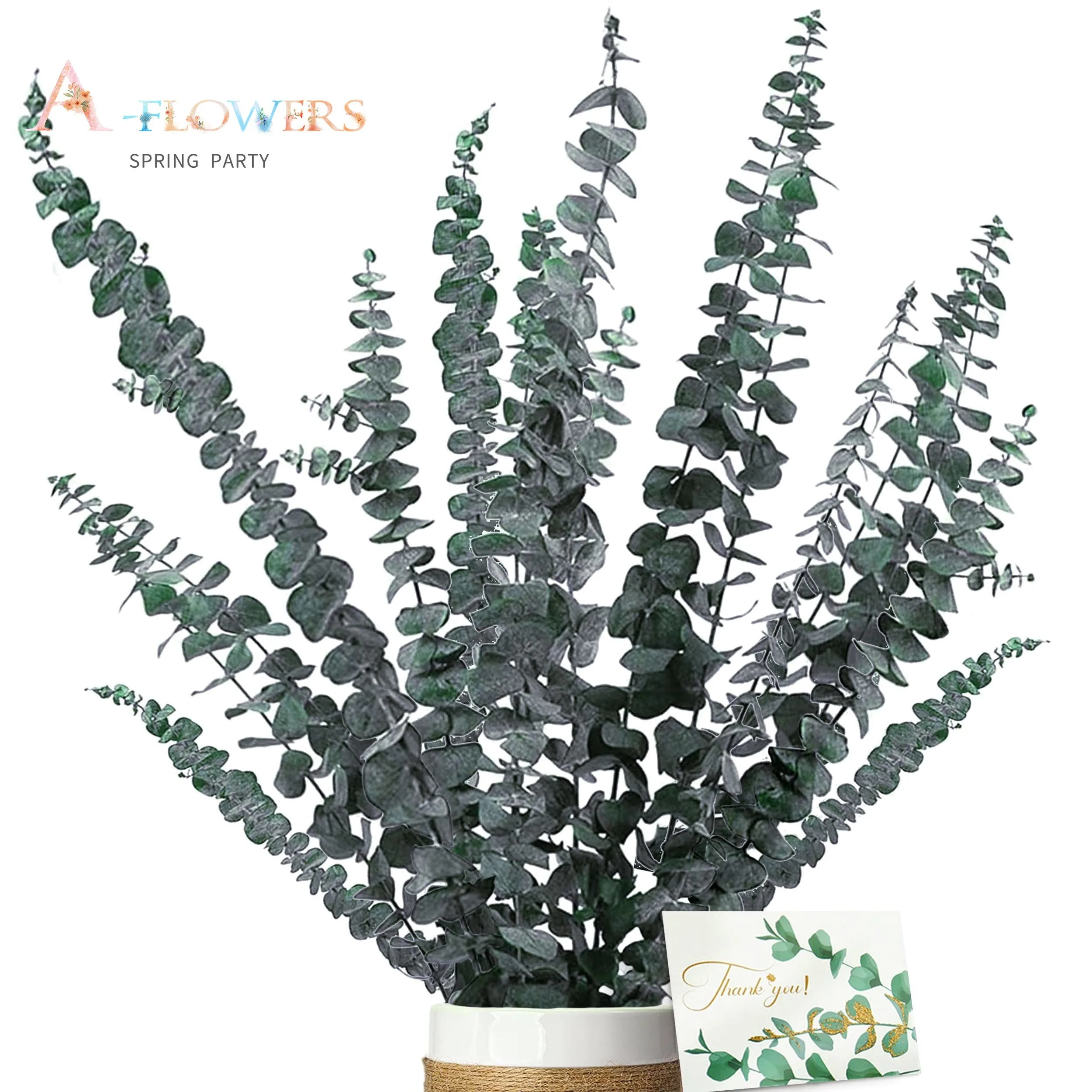 

15Pcs Real Fresh Eucalyptus Leaves Fragrant Wedding Decoration Natural Pampas Grass Bouquet Living Room Decor Premium Home Decor