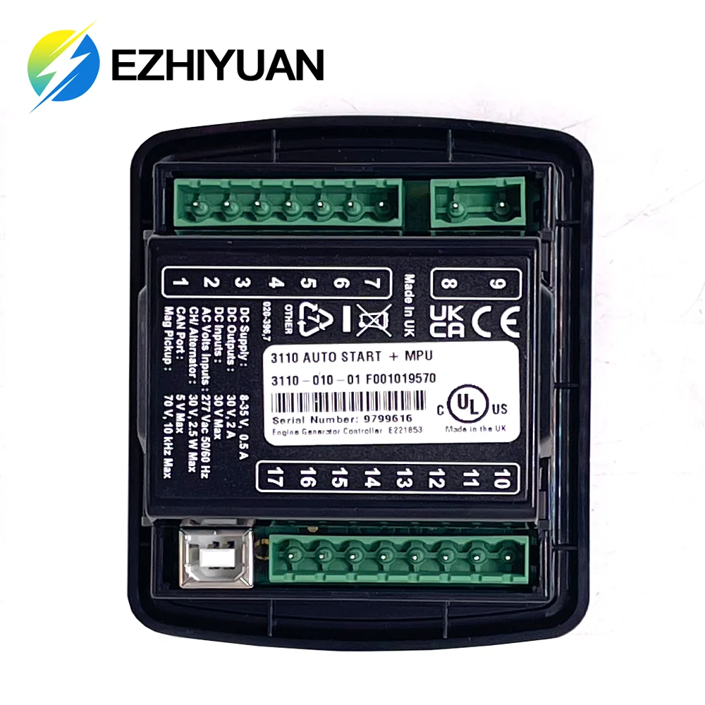 Оригинальный контроллер генератора Deep Sea DSE3110 генераторной установки дизельного