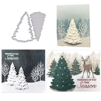 christmas trees metal cutting dies stencil scrapbooking diy album stamp paper card embossing decor knife mold cutting die craft
