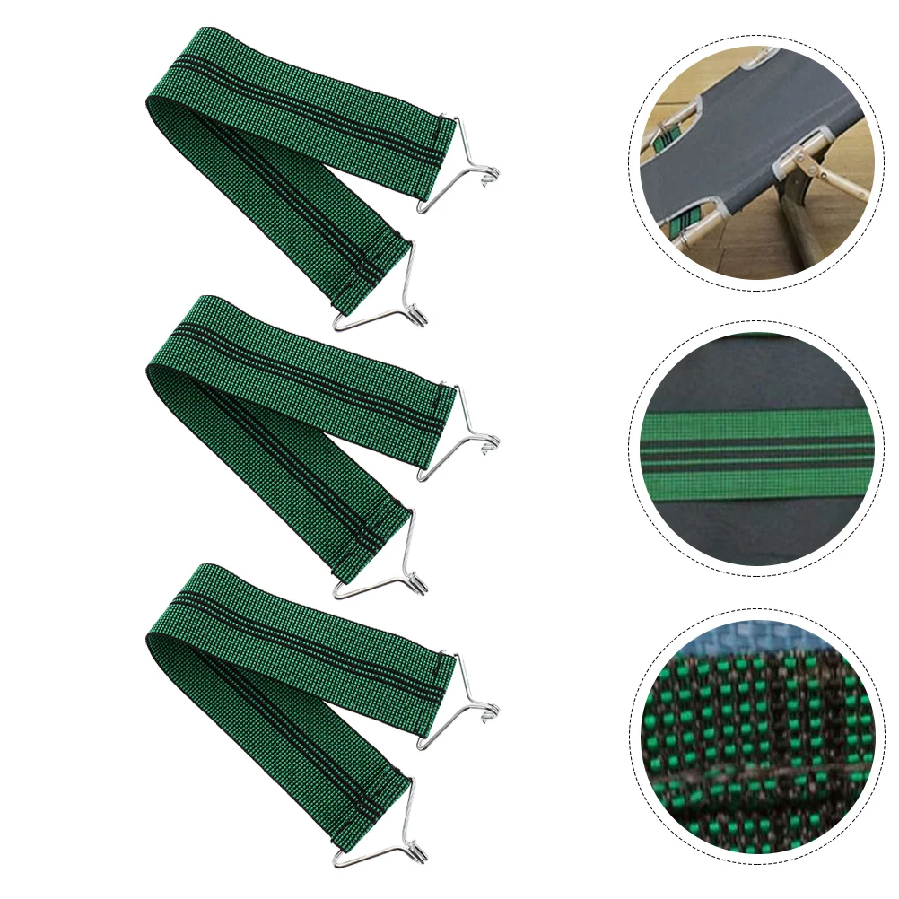 

3 Pcs Reinforcement Strap Recliner Explosion-proof Straps Padded Folding Chair Foldable Belts Sturdy Reinforced Bling Elastic