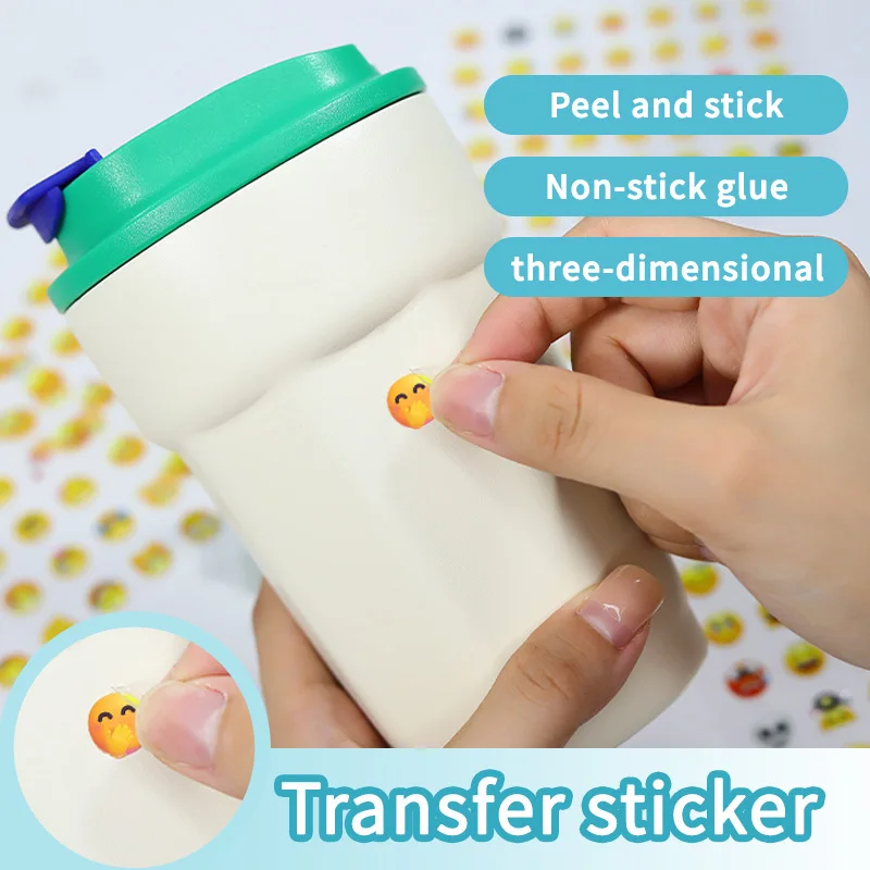 Водонепроницаемая наклейка со смайликом креативная для ноутбука багажа сделай