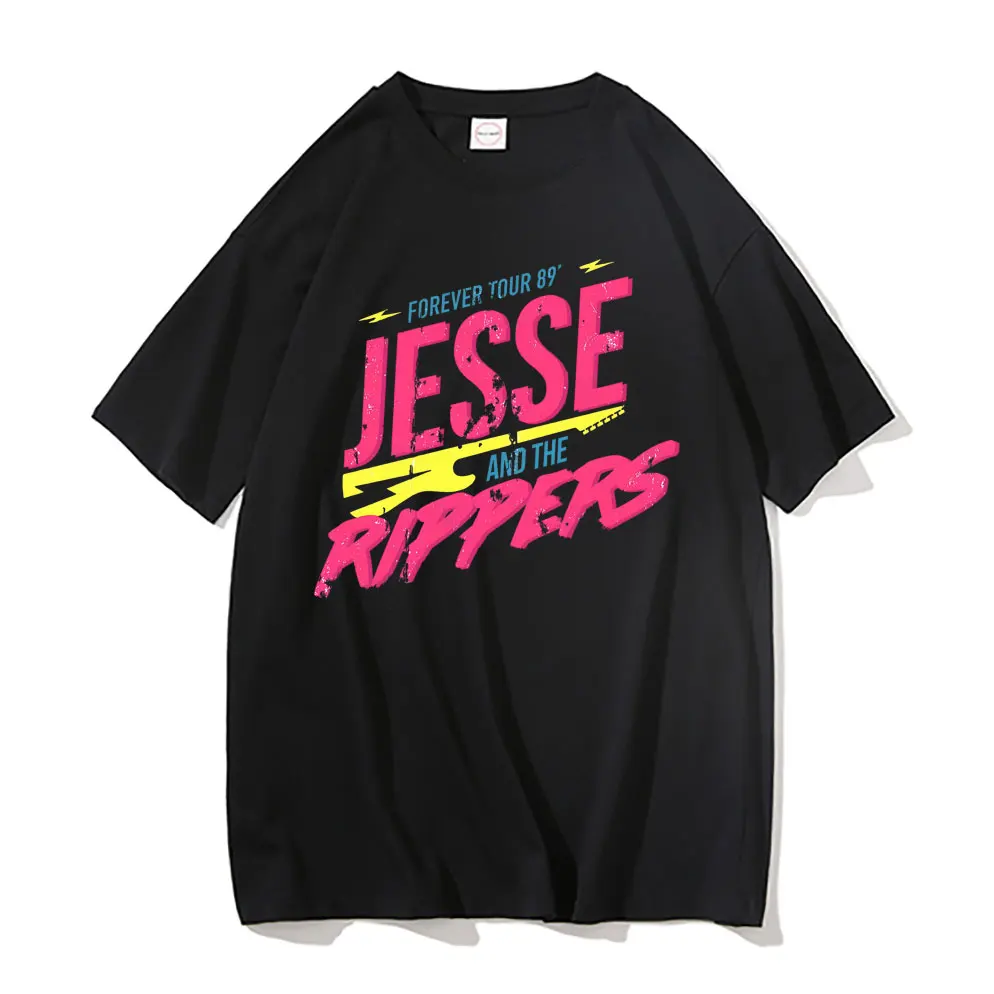 

Jesse and The Rippers Forever Tour 89 Graphic Tshirt Short Sleeve Men's Lus Size Cotton Tees Men Women Fashion Oversized T Shirt