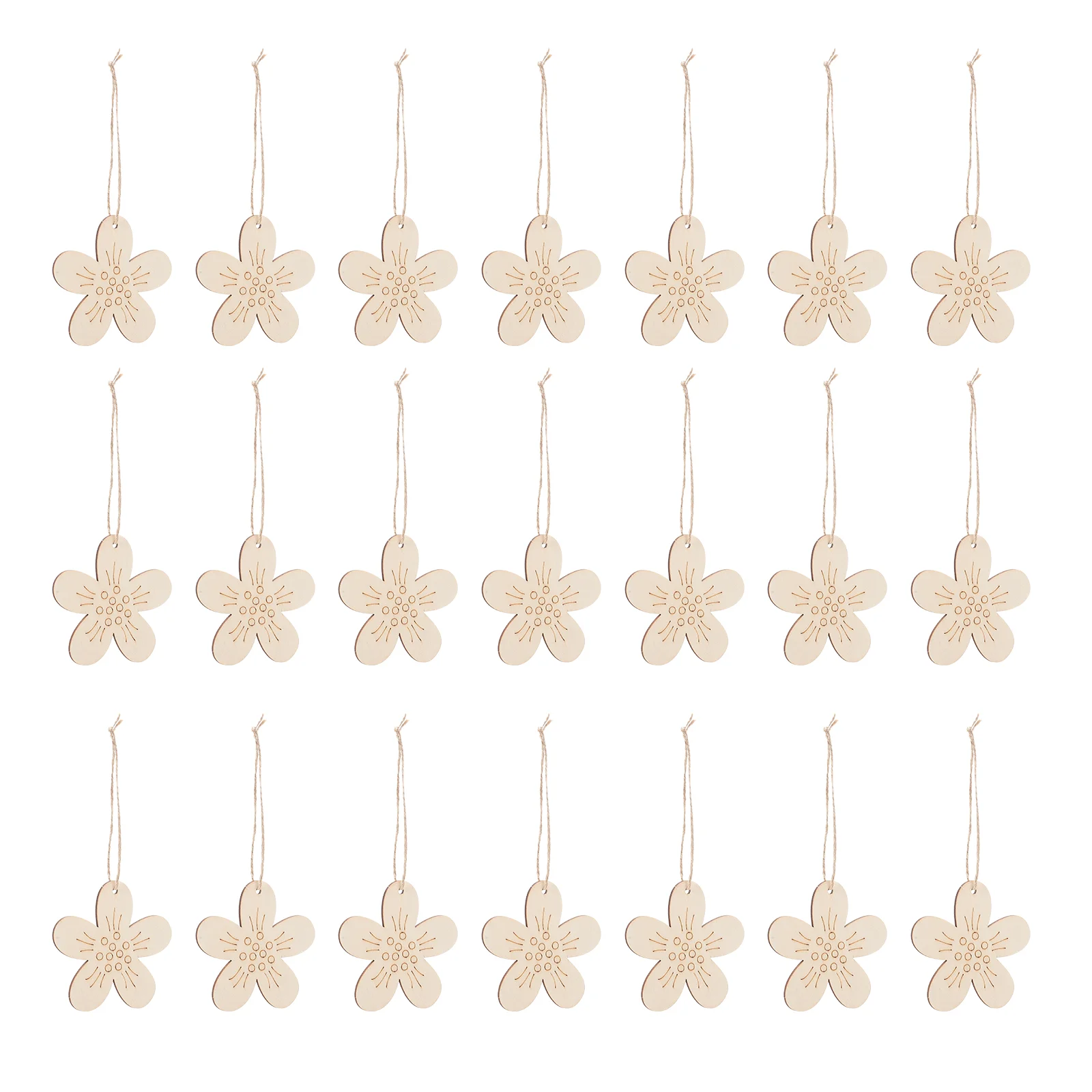 

40 шт., деревянные граффити в форме цветов